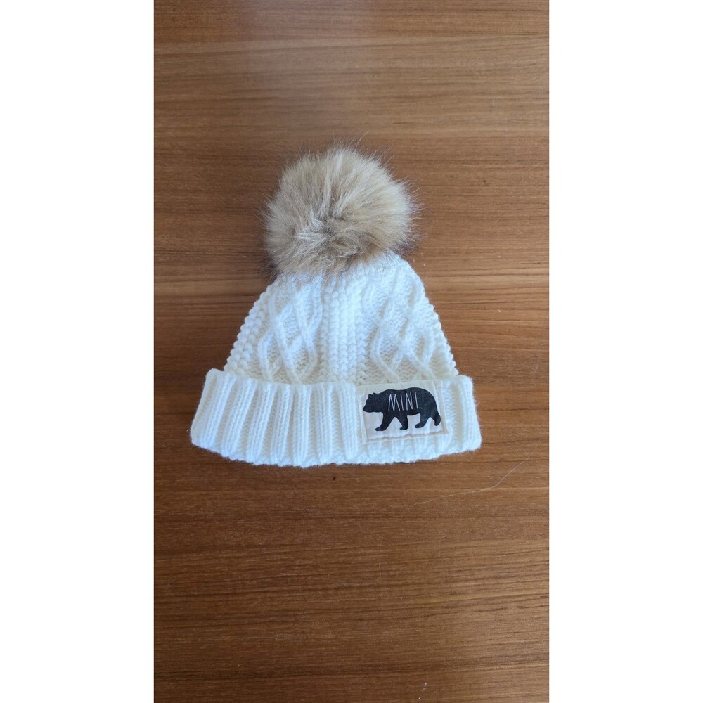 Rae Dunn Mini Winter White Hat
